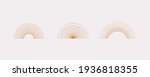 vector set of linear boho icons ... | Shutterstock .eps vector #1936818355