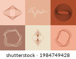 vector set of linear boho icons ... | Shutterstock .eps vector #1984749428