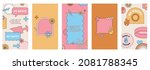 vector set of design elements ... | Shutterstock .eps vector #2081788345