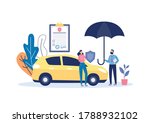 car insurance banner template... | Shutterstock .eps vector #1788932102