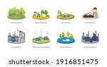 natural resources set   forest... | Shutterstock .eps vector #1916851475