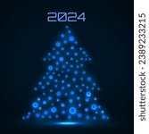 abstract christmas tree from...