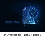 futuristic top quality... | Shutterstock .eps vector #1858410868