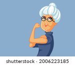 strong and healthy senior woman ... | Shutterstock .eps vector #2006223185