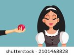  evil witch offering poisoned... | Shutterstock .eps vector #2101468828