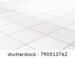 white tile floor in office... | Shutterstock . vector #790513762