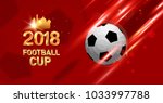   football 2018 world... | Shutterstock .eps vector #1033997788