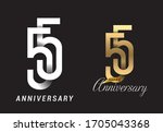 55 years anniversary... | Shutterstock .eps vector #1705043368