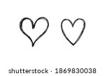 heart doodles set. hand drawn... | Shutterstock .eps vector #1869830038