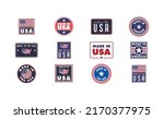 made in usa. american... | Shutterstock .eps vector #2170377975