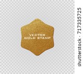premium quality golden label ... | Shutterstock .eps vector #717335725