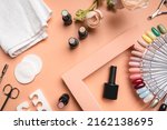 Set of manicure tools and...