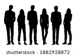 vector silhouettes of  men and... | Shutterstock .eps vector #1882928872