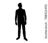 vector silhouette of man... | Shutterstock .eps vector #788521492