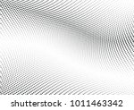 Abstract Halftone Wave Dotted...