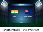 India Vs New Zealand Cricket...