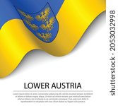 Waving Flag Of Lower Austria Is ...