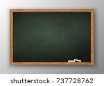 Blackboard With Wooden Frame ...