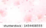 petals of pink rose spa... | Shutterstock .eps vector #1454408555