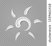 sun hand drawn smear isolated... | Shutterstock .eps vector #1539661418