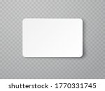 plastic or paper white business ... | Shutterstock .eps vector #1770331745