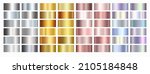 gold rose  silver  holographic  ... | Shutterstock .eps vector #2105184848