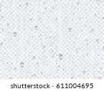 water rain drops or steam... | Shutterstock .eps vector #611004695