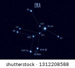 Lyra Constellation  Vector...