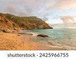 Small photo of Peaceful beach in Saint Barthelemy (St. Barts, St. Barth) Caribbean
