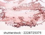 Mat blusher palette or blusher red eyeshadow background medium color