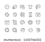 simple set of time related... | Shutterstock .eps vector #1103766332