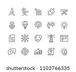 simple set of startup related... | Shutterstock .eps vector #1103766335