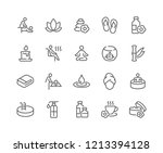 simple set of spa related... | Shutterstock .eps vector #1213394128
