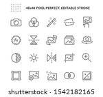 simple set of image editing... | Shutterstock .eps vector #1542182165