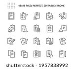 simple set of clipboard related ... | Shutterstock .eps vector #1957838992
