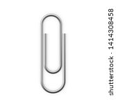 Realistic Paperclip Icon. Paper ...
