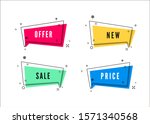 abstract offers banner. ... | Shutterstock . vector #1571340568