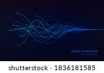 deep learning visualization. ai.... | Shutterstock .eps vector #1836181585