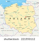 Poland Political Map With...