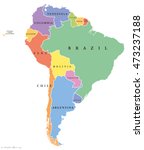 south america single states... | Shutterstock .eps vector #473237188