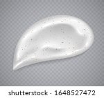 white cream or scrub smear... | Shutterstock .eps vector #1648527472