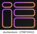 neon gradient frames set ... | Shutterstock .eps vector #1798719412