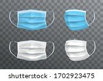 blue and white vector realistic ... | Shutterstock .eps vector #1702923475