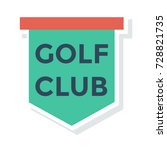 golf club  | Shutterstock .eps vector #728821735