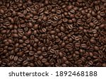 dark freshly roasted coffee... | Shutterstock . vector #1892468188