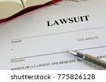 An concept Image of a lawsuit