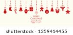 christmas wishes with hanging... | Shutterstock .eps vector #1259414455