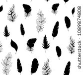vector seamless pattern with... | Shutterstock .eps vector #1089874808