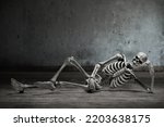 Human skeleton death  halloween ...