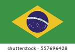 brazil flag over green... | Shutterstock .eps vector #557696428